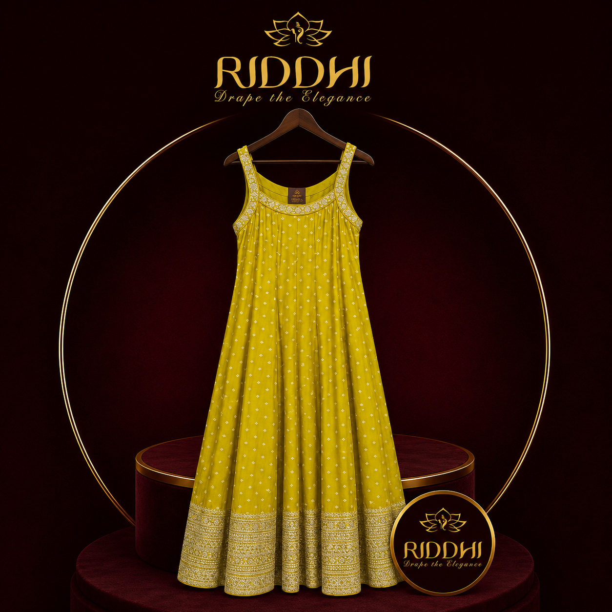 The Citron Bloom Summer Gown